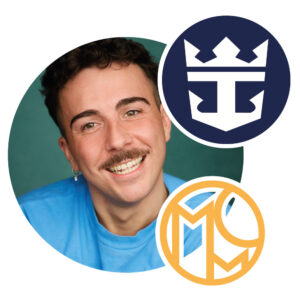 Keiran Wilson as vocalist onboard Royal Caribbean's Freedom, Serenade and Voyager of the Seas